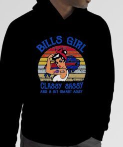 Bills Girl Classy Sassy And A Bit Smart Assy Retro Shirts