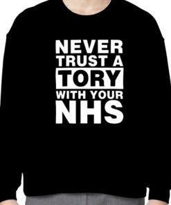 Never Trust A Tory With Your Nhs 2023 Shirt