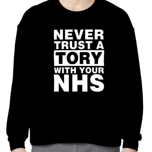 Never Trust A Tory With Your Nhs 2023 Shirt