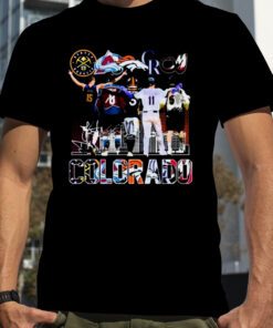 Official Colorado Sports City Signatures 2023 Shirt