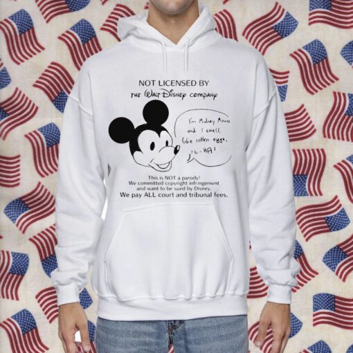 Not Licensed By The Walt Disney Company Gift Shirt