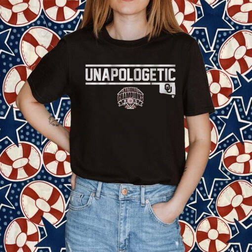 OKLAHOMA SOFTBALL: UNAPOLOGETIC TEE SHIRT