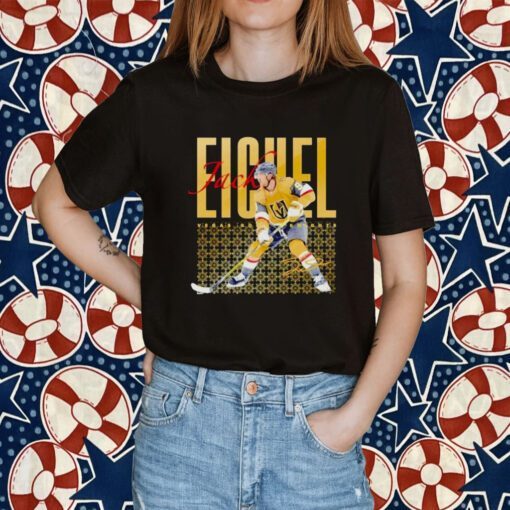 Jack Eichel Vegas Golden Knights Ice Hockey Signature Vintage Shirt