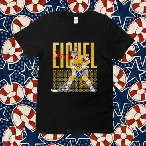 Jack Eichel Vegas Golden Knights Ice Hockey Signature Vintage Shirt