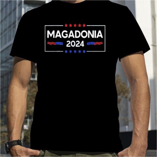 Magadonia 2024 Trump Voter Proud Trump Supporter Humor Tee Shirt