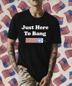 Just Here To Bang 4th Of July To Classic Mens Retro Shirt