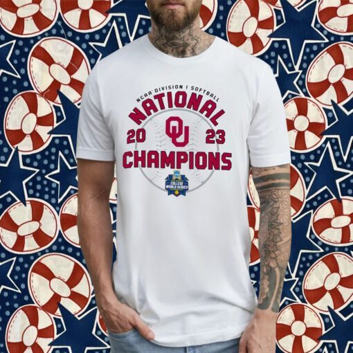 Champion White Oklahoma Sooners 2023 NCAA Retro Shirt