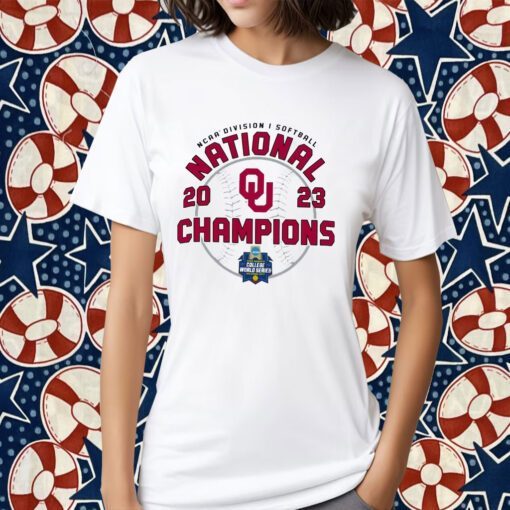 Champion White Oklahoma Sooners 2023 NCAA Retro Shirt