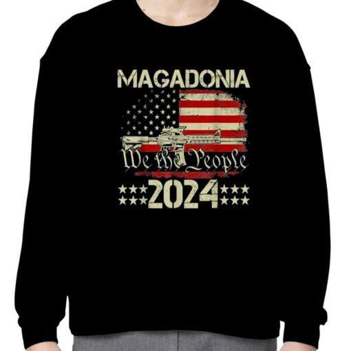 Proud Trump Voter We The People Magadonia 2024 Magadonian Retro T-Shirt