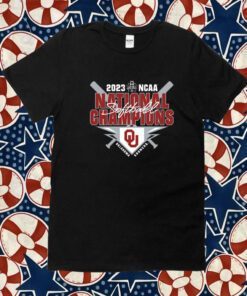 Oklahoma Sooners 2023 NCAA World Series Champions Tee Shirt