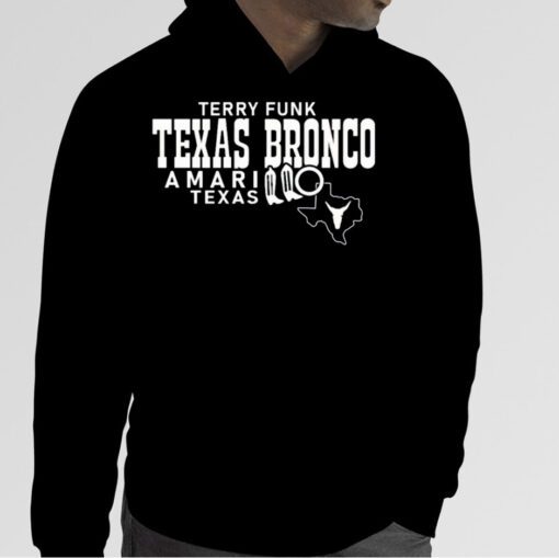 Terry Fund Texas Bronco Amarillo Texas Retro Shirt