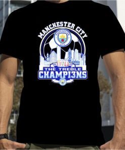 2023 Manchester City Treble Winner Champions Shirts