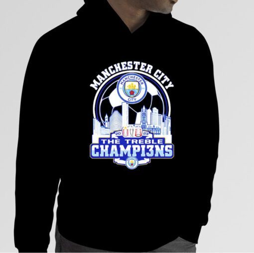 2023 Manchester City Treble Winner Champions Shirts