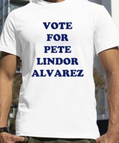 Vote For Pete Lindor Alvarez Retro Shirt