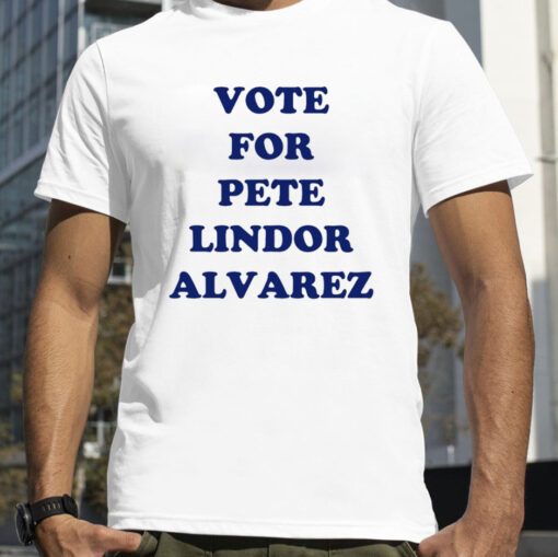 Vote For Pete Lindor Alvarez Retro Shirt