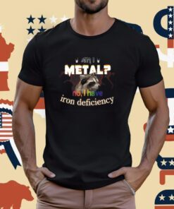 Am I Metal No I Have Iron Deficiency T-Shirt