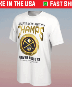2023 Denver Nuggets NBA Finals Champions Celebration Roster Shirt