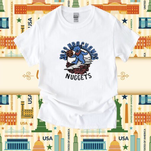 Denver Nuggets 2023 NBA Finals Champions NBA x Grateful Dead Shirt