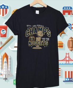 NBA Finals Champions 2023 Denver Nuggets Slip Trophy T-Shirt