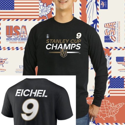 Jack Eichel Vegas Golden Knights Stanley Cup Champions 2023 T-Shirt