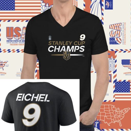 Jack Eichel Vegas Golden Knights Stanley Cup Champions 2023 T-Shirt