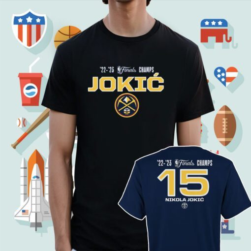 Nikola Jokic Denver Nuggets 2023 NBA Finals Champions Shirt