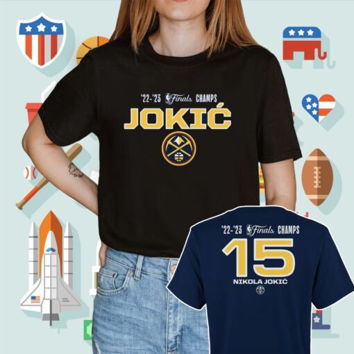 Nikola Jokic Denver Nuggets 2023 NBA Finals Champions Shirt