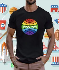 Pan Am Logo Rainbow T-Shirt