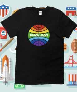 Pan Am Logo Rainbow T-Shirt