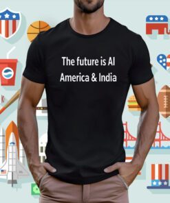 The Future Is Ai America And India T-Shirt
