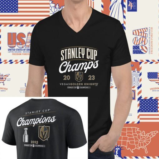 2023 Stanley Cup Champions Vegas Golden Knights Logo T-Shirt