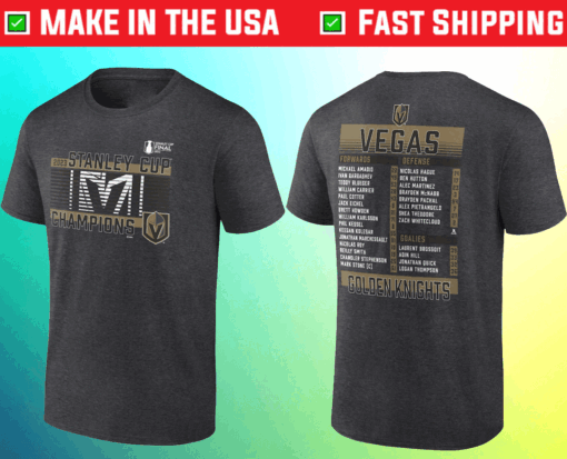 Sale Stanley Cup Champions Vegas Golden Knights 2023 TShirt