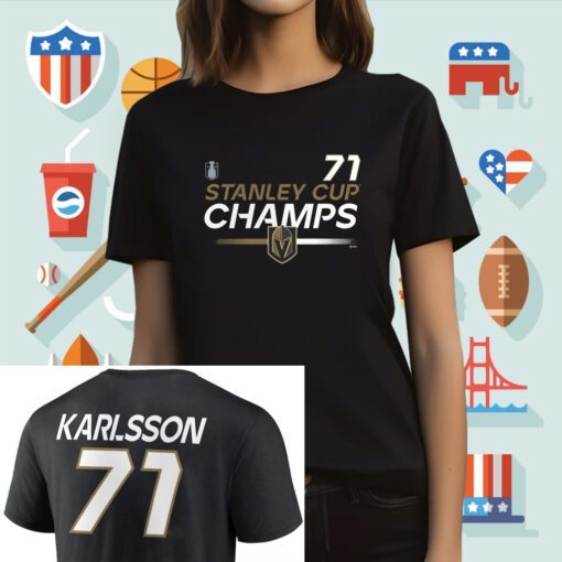 William Karlsson Vegas Golden Knights 2023 Stanley Cup Champions T-Shirt