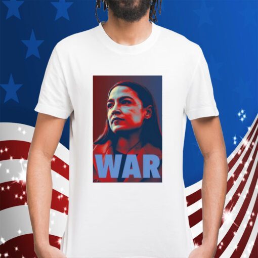 Aoc Ocasio Cortez's Face War Shirt T-Shirt