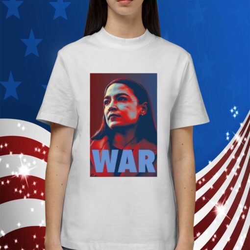 Aoc Ocasio Cortez's Face War Shirt T-Shirt