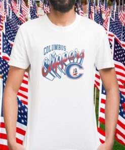 MILB x Columbus Clippers Where I’m From Ash Retro 3 D Logo Gift Shirt