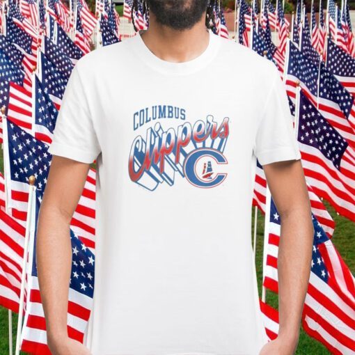 MILB x Columbus Clippers Where I’m From Ash Retro 3 D Logo Gift Shirt