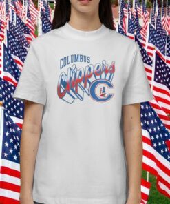 MILB x Columbus Clippers Where I’m From Ash Retro 3 D Logo Gift Shirt