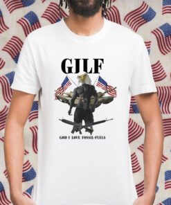 Cerebral Murica Gilf God I Love Fossil Fuels 2023 T-Shirt