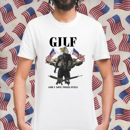 Cerebral Murica Gilf God I Love Fossil Fuels 2023 T-Shirt