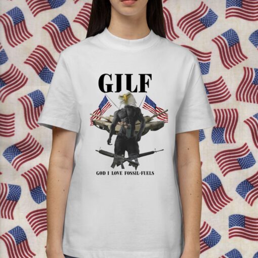 Cerebral Murica Gilf God I Love Fossil Fuels 2023 T-Shirt