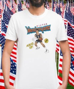 San Antonio Spurs Comic Book Victor Wembanyama T-Shirt