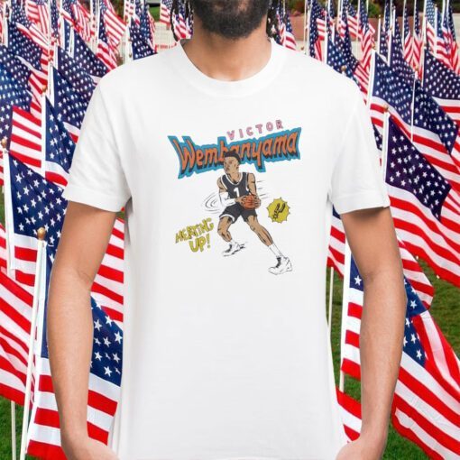 San Antonio Spurs Comic Book Victor Wembanyama T-Shirt