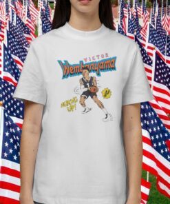 San Antonio Spurs Comic Book Victor Wembanyama T-Shirt