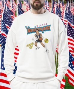 San Antonio Spurs Comic Book Victor Wembanyama T-Shirt