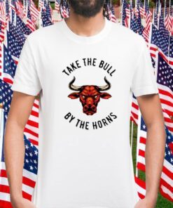 Take The Bull By The Horns Red Bull Head Funny Shirt