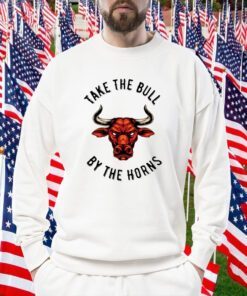 Take The Bull By The Horns Red Bull Head Funny Shirt