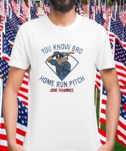 Guardians Jose Ramirez Home Run Pitch T-Shirt