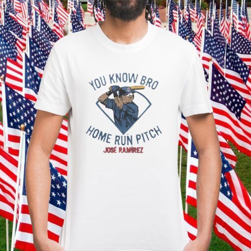 Guardians Jose Ramirez Home Run Pitch T-Shirt