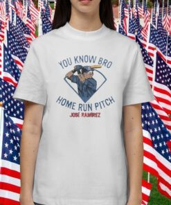 Guardians Jose Ramirez Home Run Pitch T-Shirt